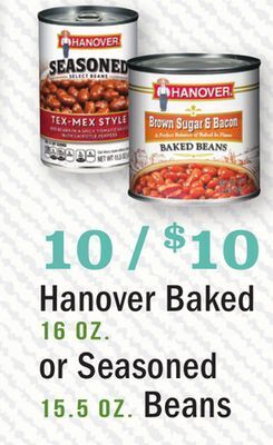 Heinen's Hanover baked 16 oz. or seasoned 15.5 oz. beans offer