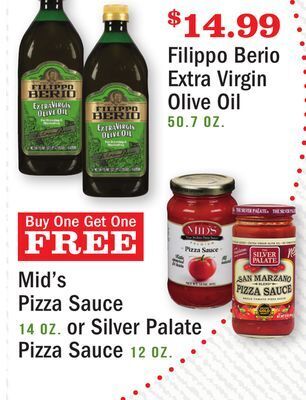 Heinen's Filippo berio extra virgin olive oil offer