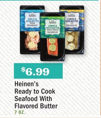 Heinen's Heinen's ready to cook seafood with flavored butter offer