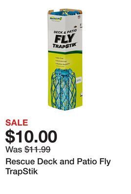 Tractor Supply Company Rescue deck and patio fly trapstik offer