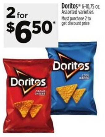 Dollar General Doritos 6-10.75 oz. offer