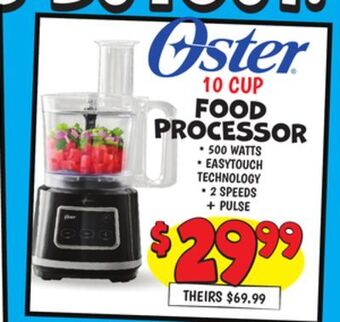 Ollie's Oster food processor offer