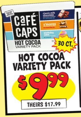Ollie's Hot cocoa variety pack offer