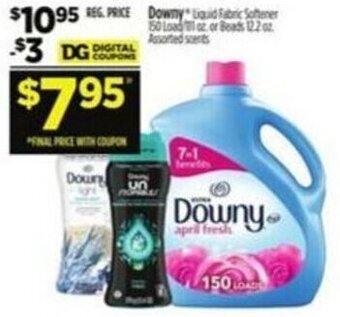 Dollar General Downy Liquid Fabric Softener offer