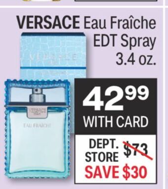 CVS Versace eau fraîche edt spray 3.4 oz offer