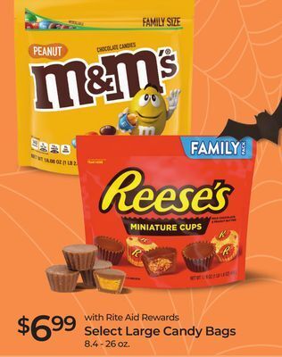 Rite Aid Select large candy bags offer