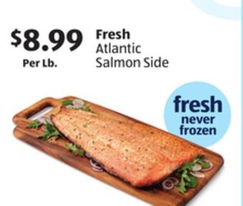 Aldi Fresh atlantic salmon side offer