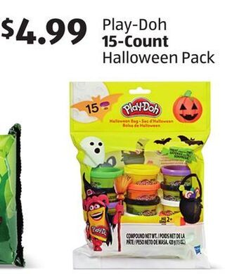 Aldi Play-doh 15-count halloween pack offer