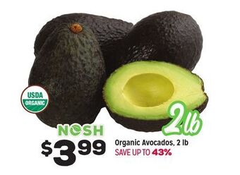 Grocery Outlet Organic avocados offer