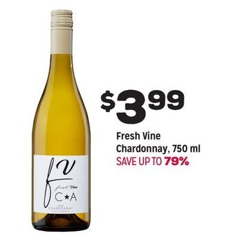 Grocery Outlet Fresh vine chardonnay offer