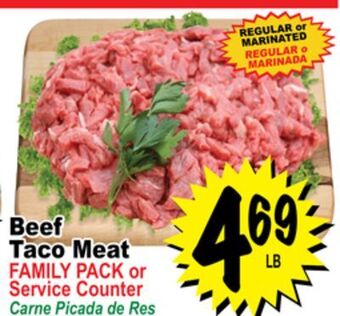 Superior Grocers Beef taco meat offer
