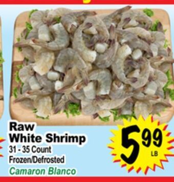 Superior Grocers Raw white shrimp offer