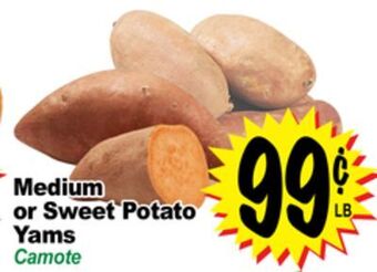 Superior Grocers Medium or sweet potato yams offer
