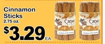 Superior Grocers Cinnamon sticks offer