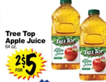Superior Grocers Tree top apple juice offer