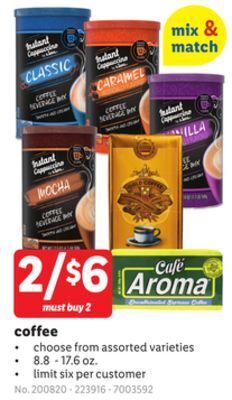 Lidl Coffee offer