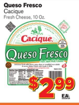 El Super Fresh Cacique fresh cheese offer