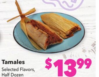 Vallarta Supermarkets Tamales offer