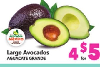 Vallarta Supermarkets Large avocados/aguacate grande offer