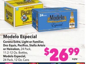 Vallarta Supermarkets Modelo especial offer