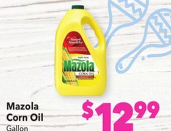 Vallarta Supermarkets Mazola corn oil offer