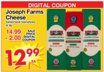 Superior Grocers Joseph farms cheese offer