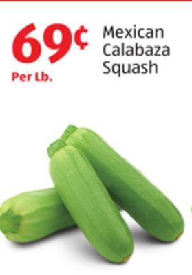 Aldi Mexican calabaza squash offer