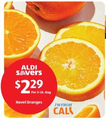 Aldi Navel oranges offer