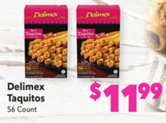 Vallarta Supermarkets Delimex taquitos offer