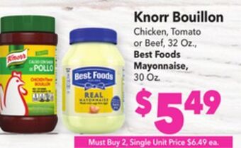 Vallarta Supermarkets Knorr bouillon offer