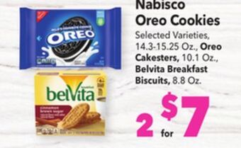 Vallarta Supermarkets Nabisco oreo cookies offer