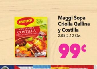 Vallarta Supermarkets Maggi sopa criolla gallina y costilla offer