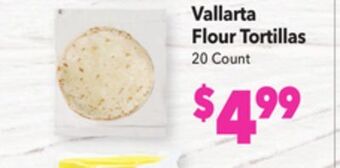 Vallarta Supermarkets Vallarta flour tortillas offer