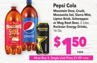 Vallarta Supermarkets Pepsi cola offer