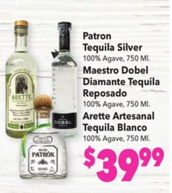 Vallarta Supermarkets Patron tequila silver offer