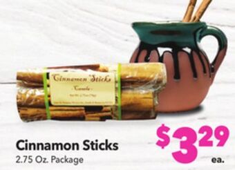 Vallarta Supermarkets Cinnamon sticks offer