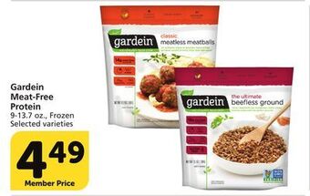 Vons Gardein meat-free protein offer