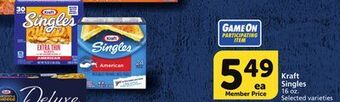 Vons Kraft singles offer