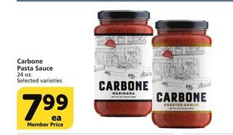 Vons Carbone pasta sauce offer