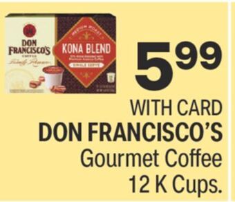 CVS Don francisco's gourmet coffee 12 k cups offer