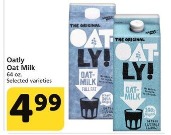 Albertsons Oatly oat milk offer