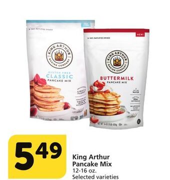 Albertsons King arthur pancake mix offer