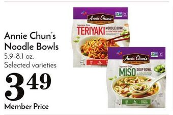 Pavilions Annie chun's noodle bowls offer