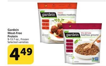 Albertsons Gardein meat-free protein offer