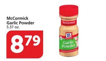 Albertsons Mccormick garlic powder offer
