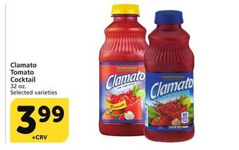 Albertsons Clamato tomato cocktail offer