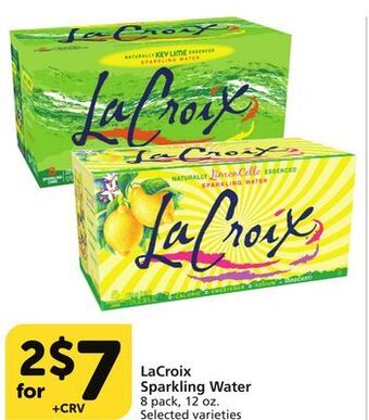 Albertsons Lacroix sparkling water offer