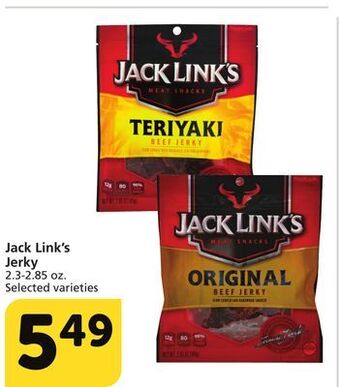 Albertsons Jack link's jerky offer