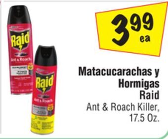 El Super Raid ant & roach killer offer