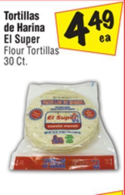 El Super Flour tortillas offer